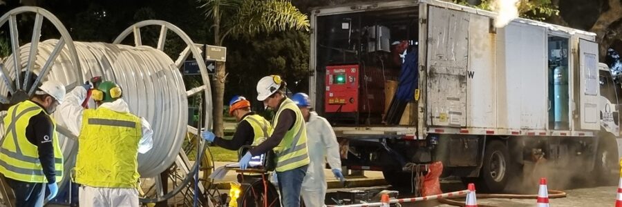 Esval invierte más de 3 millones de dólares en moderno mejoramiento de colectores en la Región